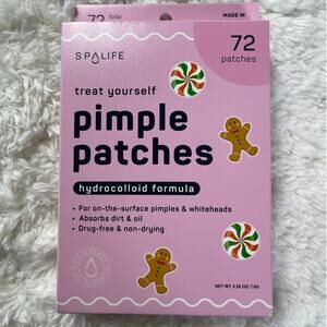 SpaLife Treat Yourself Pimple Patches Hydrocolloid Acne Patches 72 Count NEW
